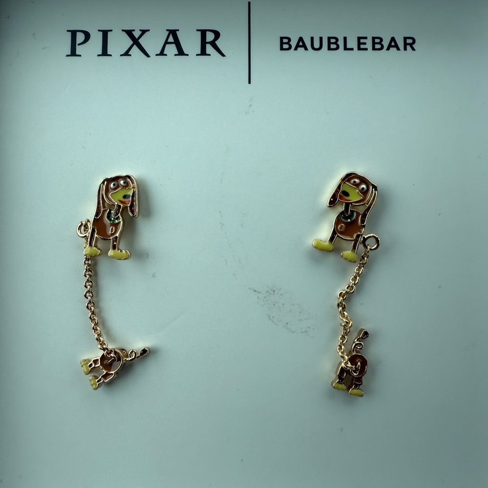 Pixar BaubleBar Slinky Dog (2 Pair with Chain)
